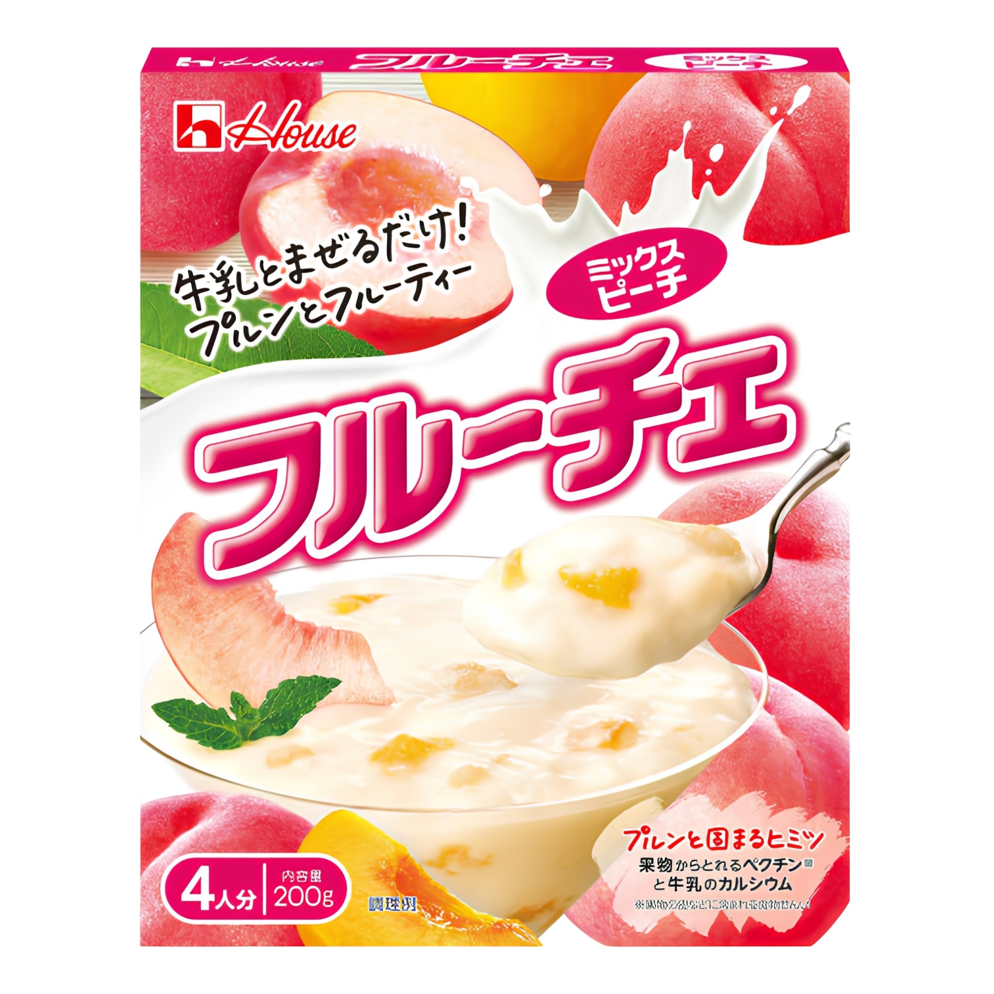 House Fruiche Mixed Peach Dessert Mix 200g