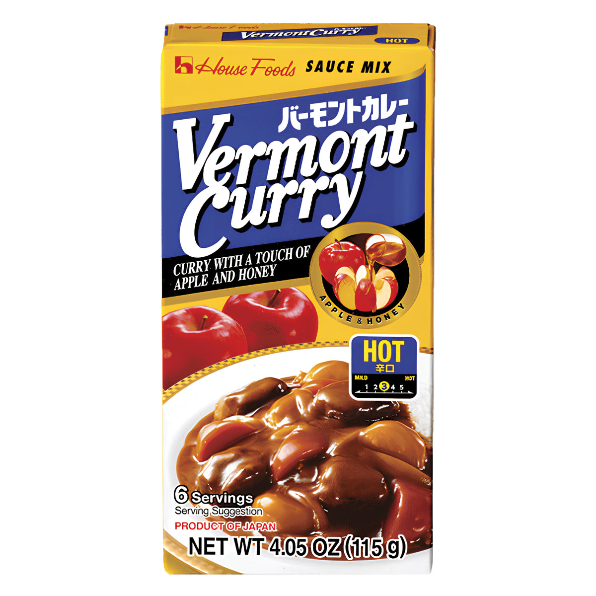 House Vermont Curry Hot 115g