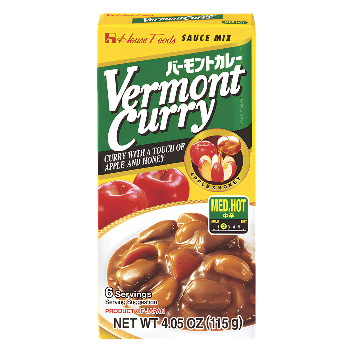 House Vermont Curry Medium Hot 115g