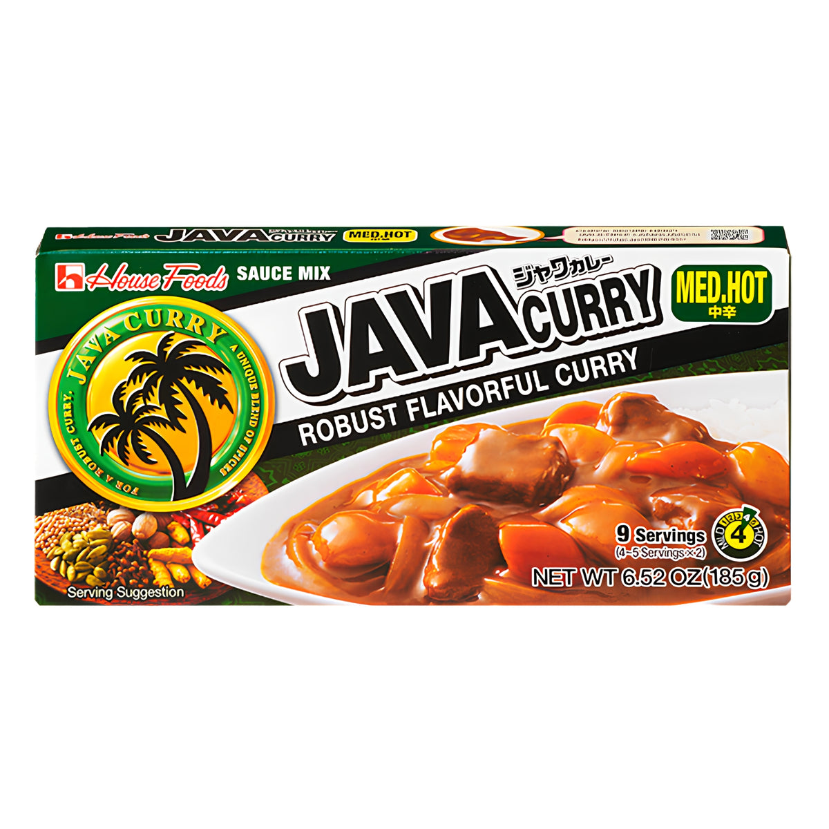 House Java Curry Medium Hot 185g