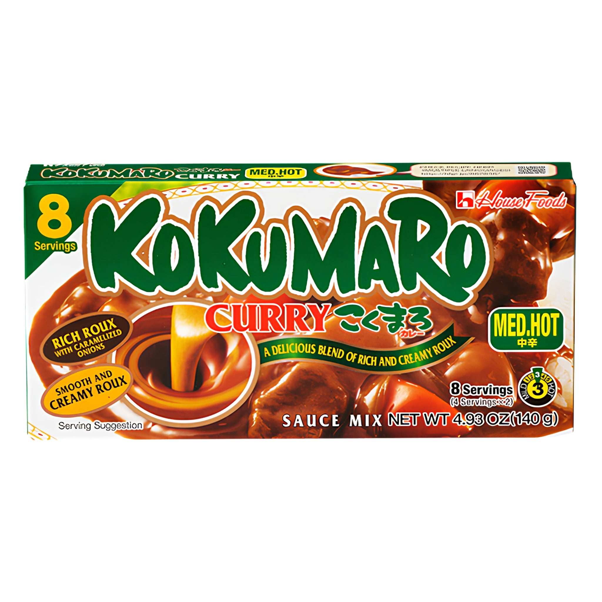 House Kokumaro Curry Medium Hot 140g