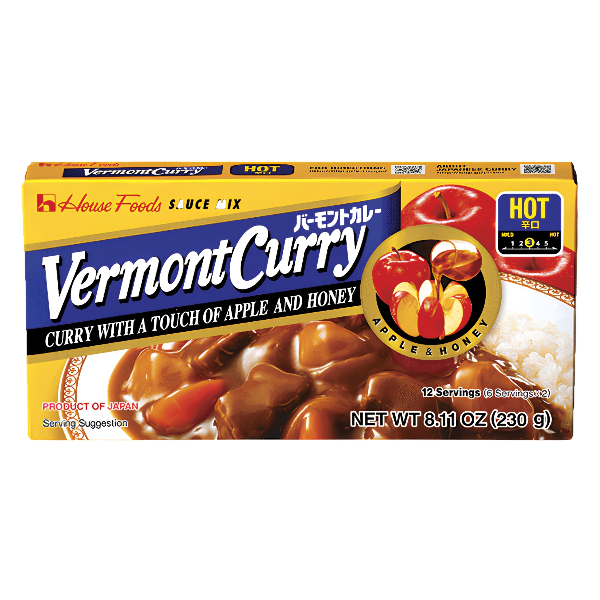 House Vermont Curry Hot 230g