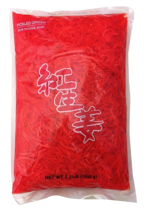 Jun Beni Shoga (Red Pickled Ginger) 1kg