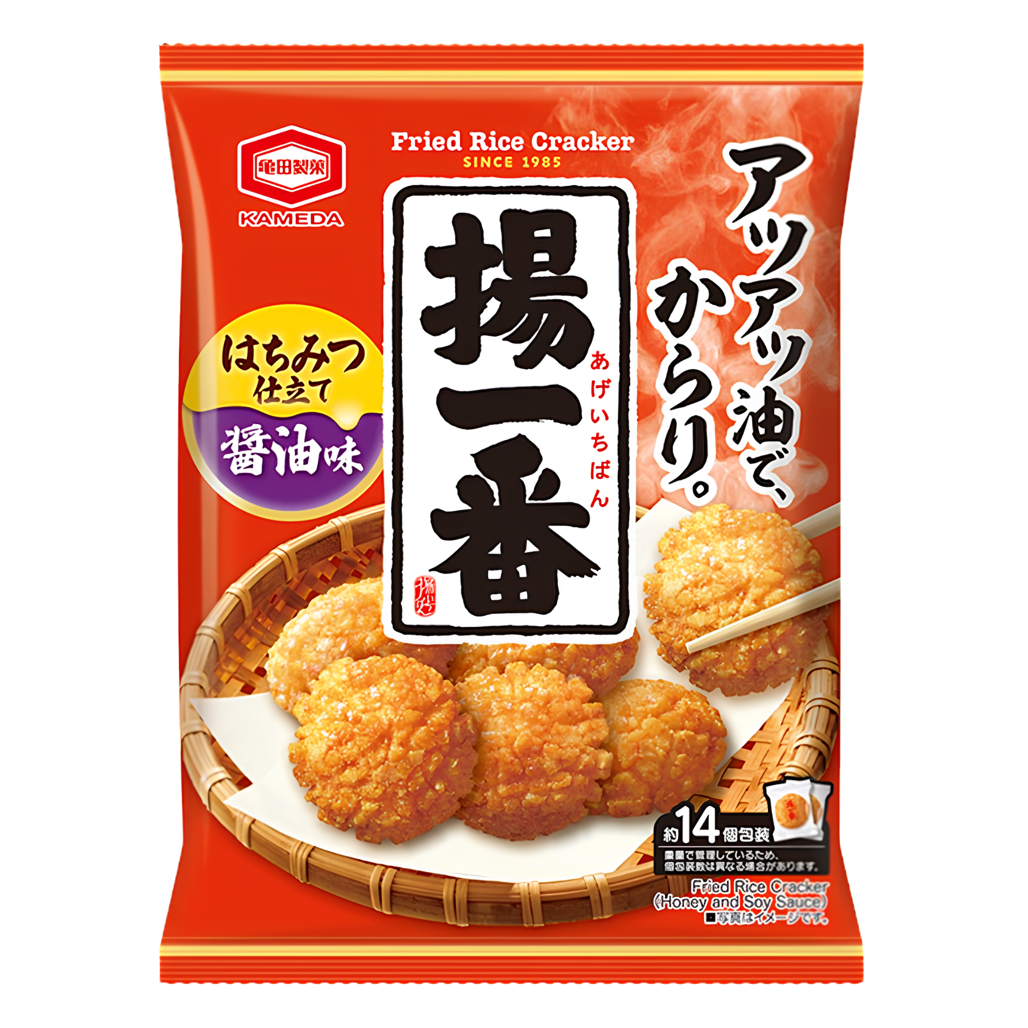Kameda Age Ichiban Soy Sauce Rice Crackers 100g