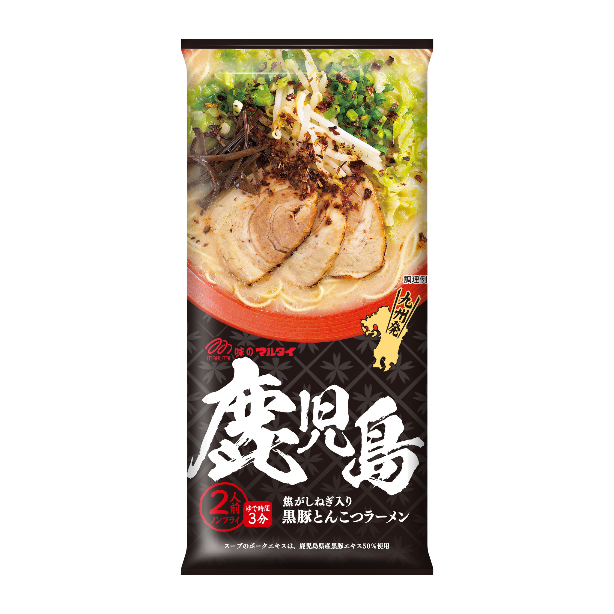 Marutai Kagoshima Kuro Buta Tonkotsu Ramen 185g