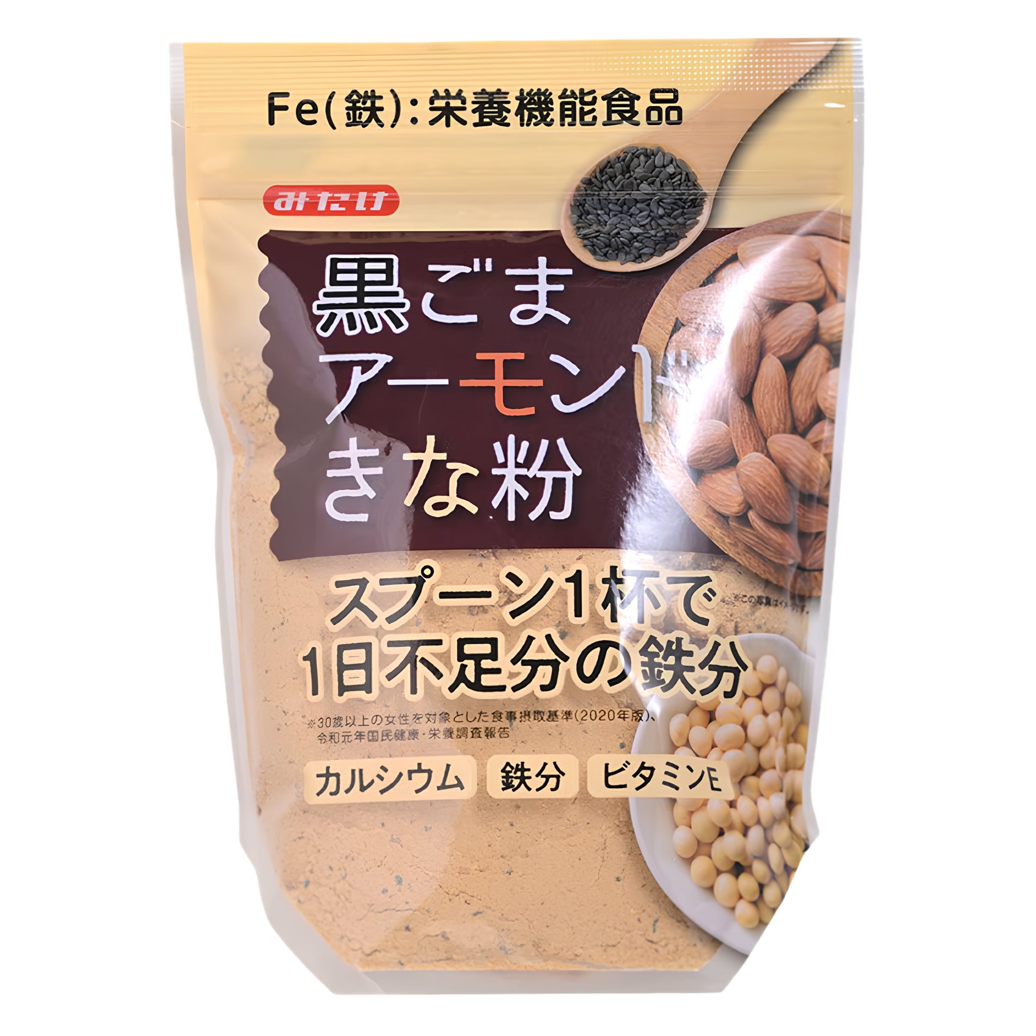 Mitake Black Sesame Almond Kinako Soybean Powder 300g