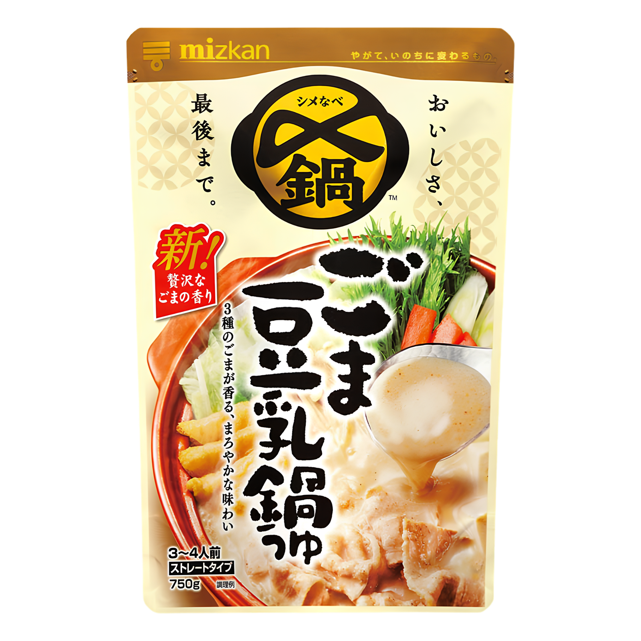 Mizkan Goma Tonyu Nabe Hot Pot Soup Base 750g