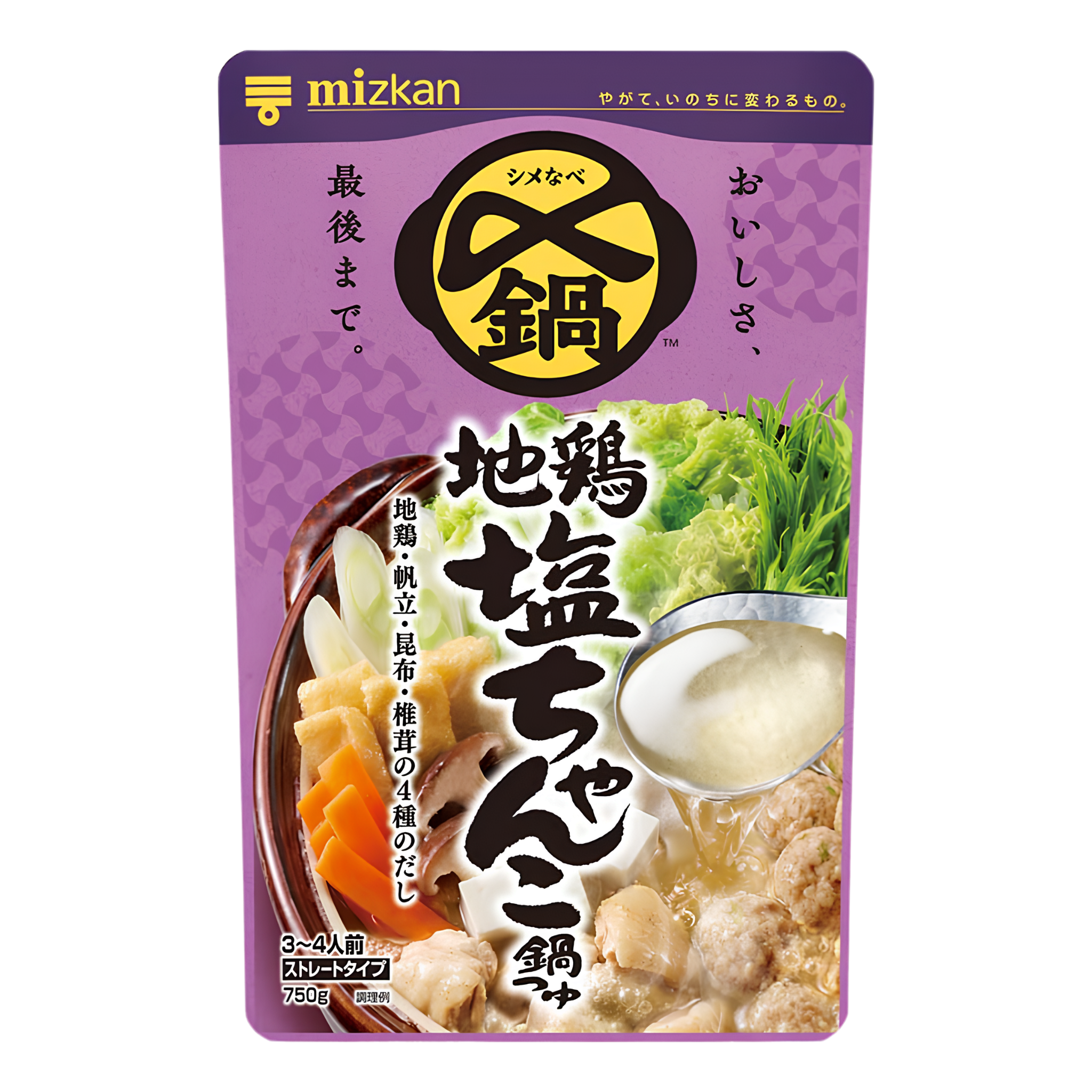 Mizkan Jidori Shio Chanko Nabe Hot Pot Soup Base 750g