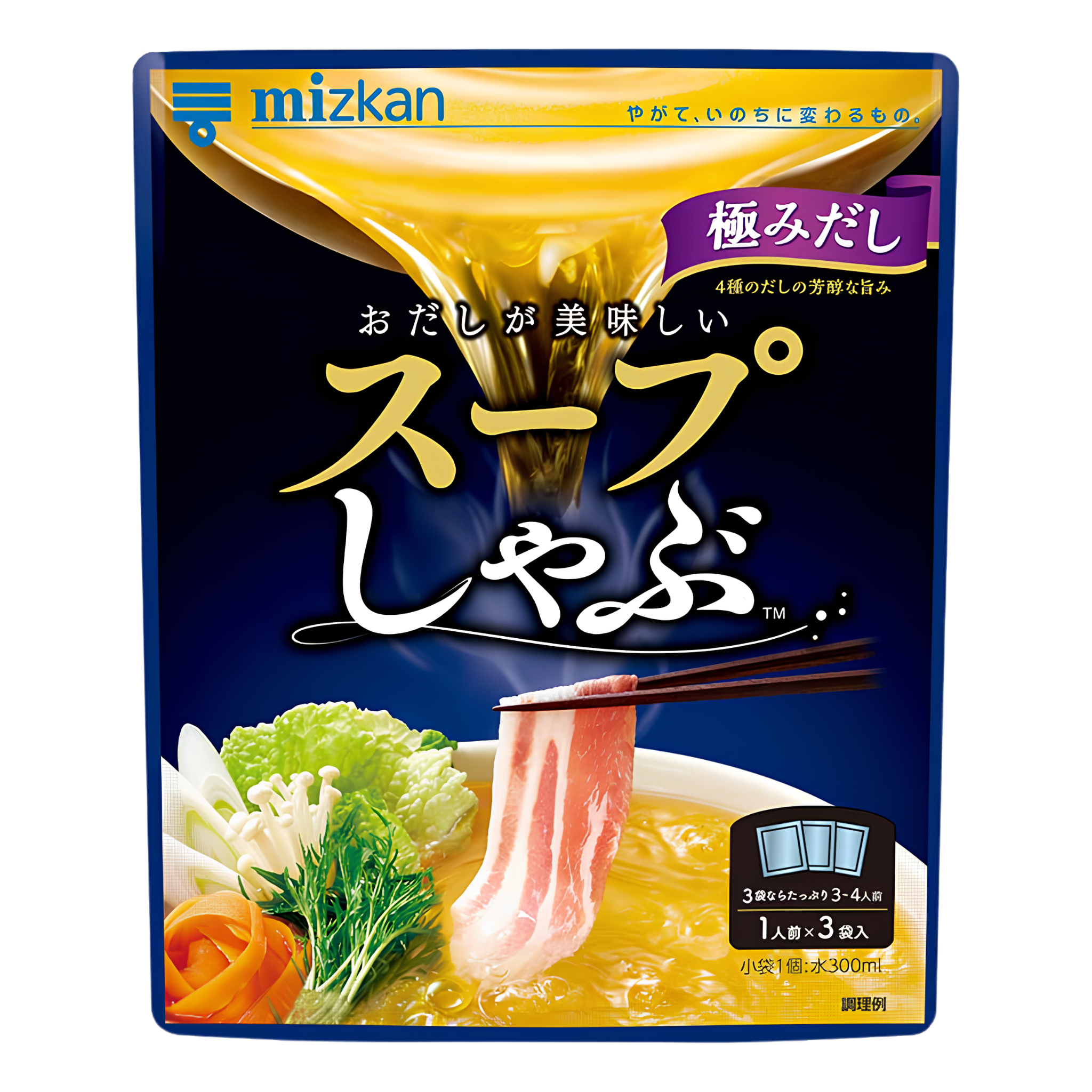 Mizkan Soup Shabu Kiwami Dashi Hot Pot Stock 32g × 3