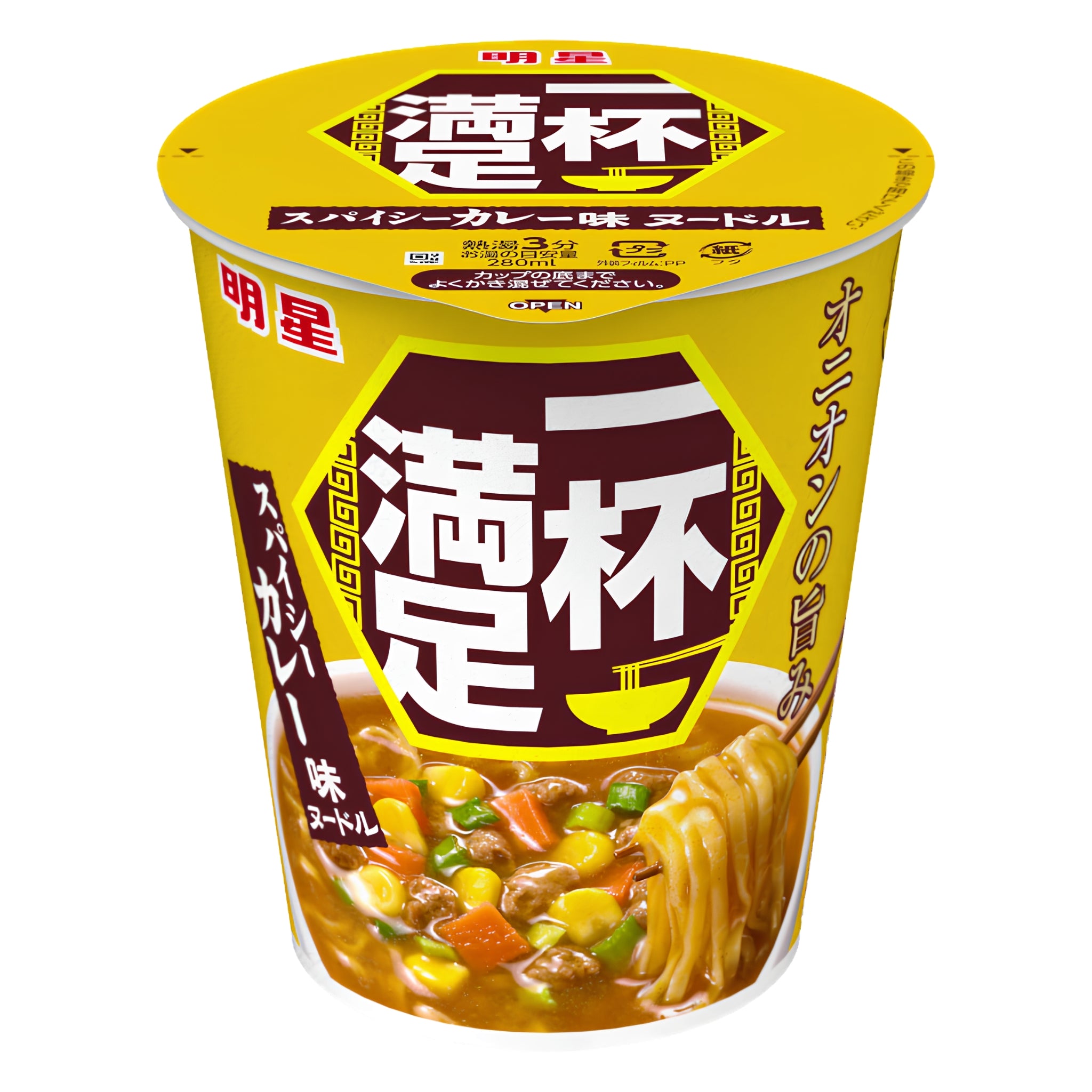 Myojo Ippai Manzoku Spicy Curry Flavour Noodle 63g
