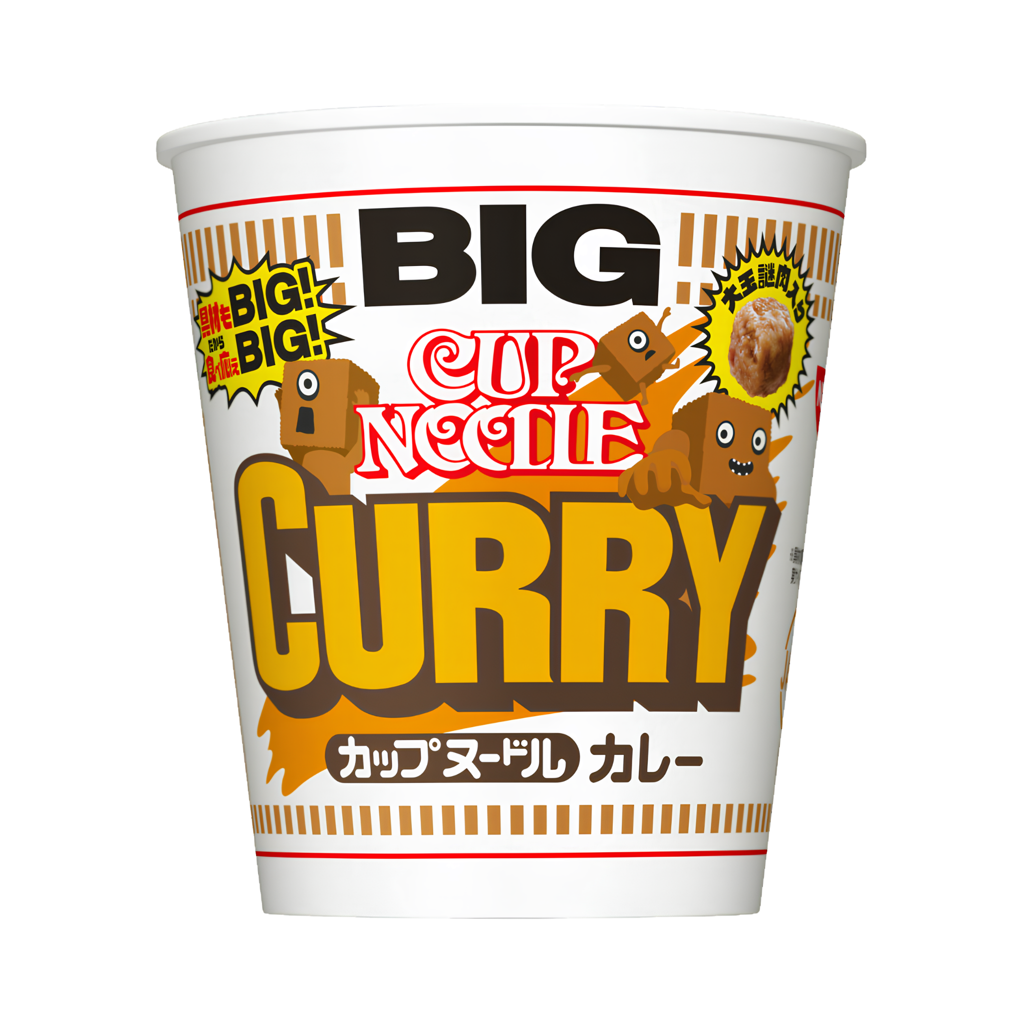 ヌーピー Nissin Cup Noodle Curry Big Instant 3-Pack (121g × 3)