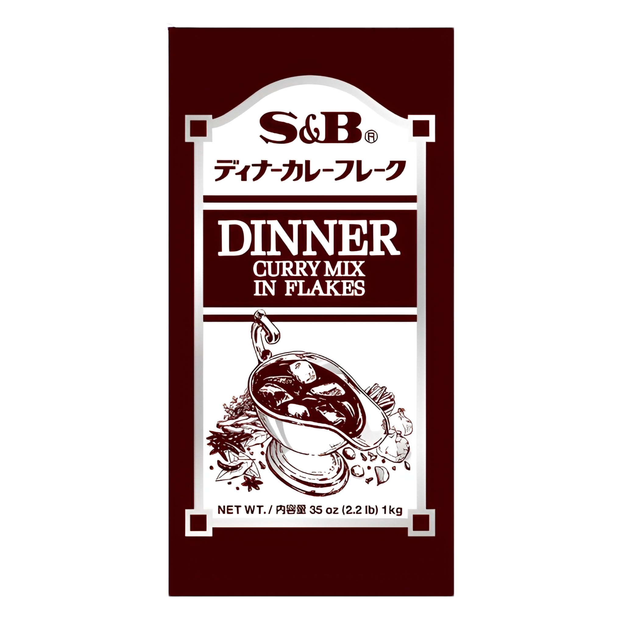 S&B Dinner Curry Flakes 1kg