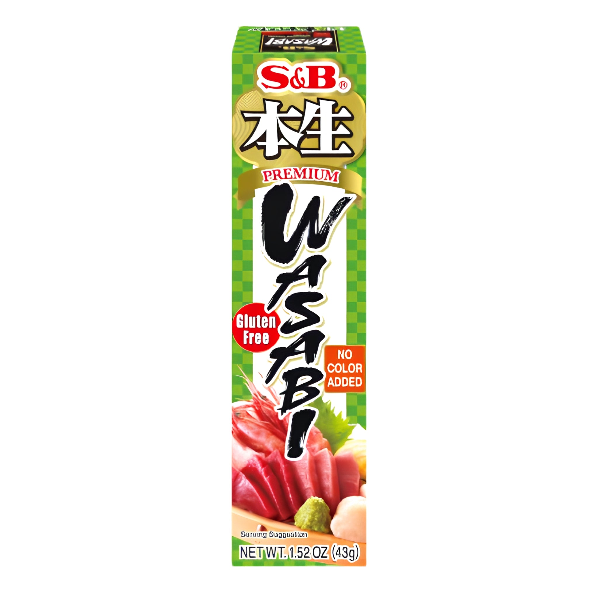 S&B Hon Wasabi Premium Wasabi Paste 43g
