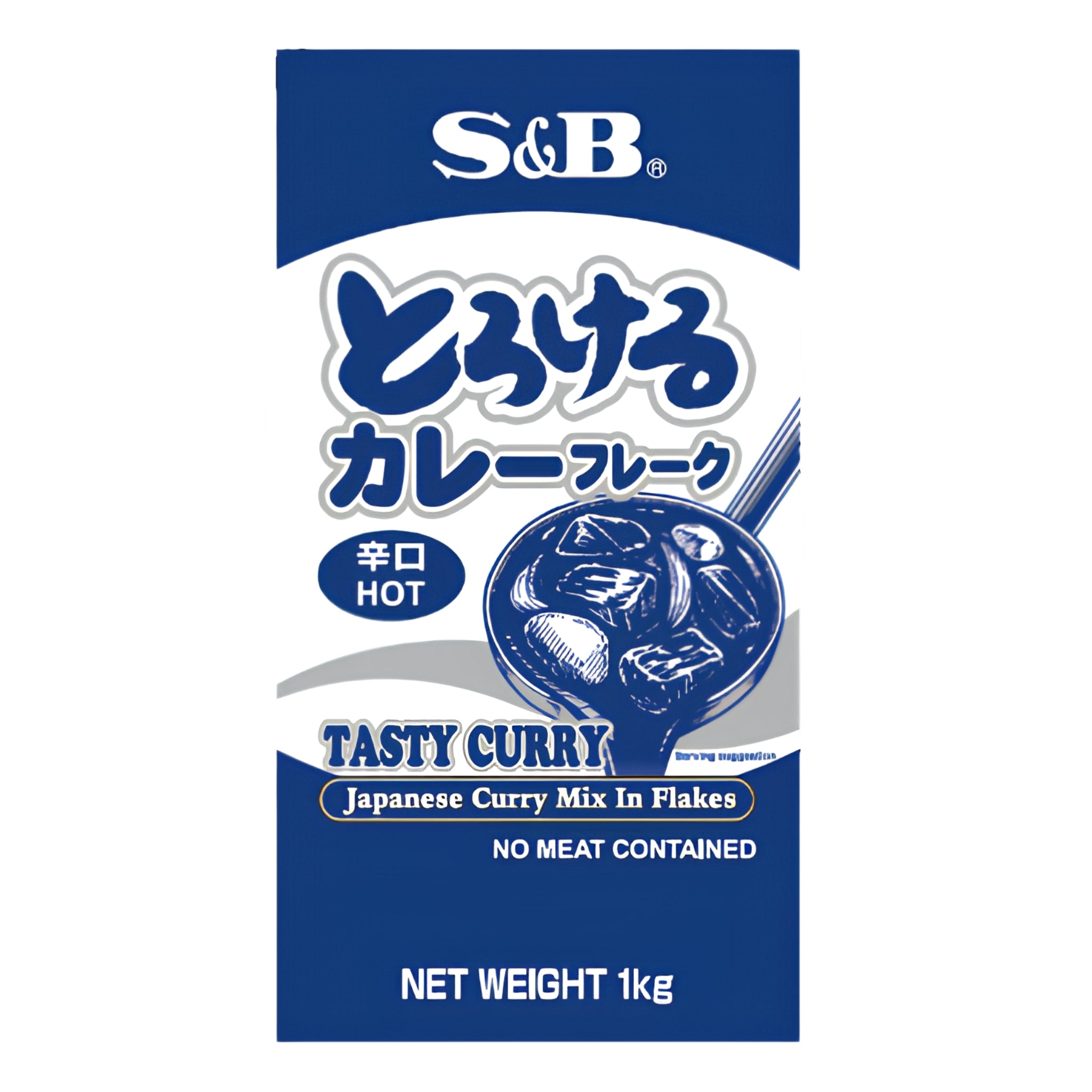 S&B Torokeru Curry Hot Curry Flakes 1kg