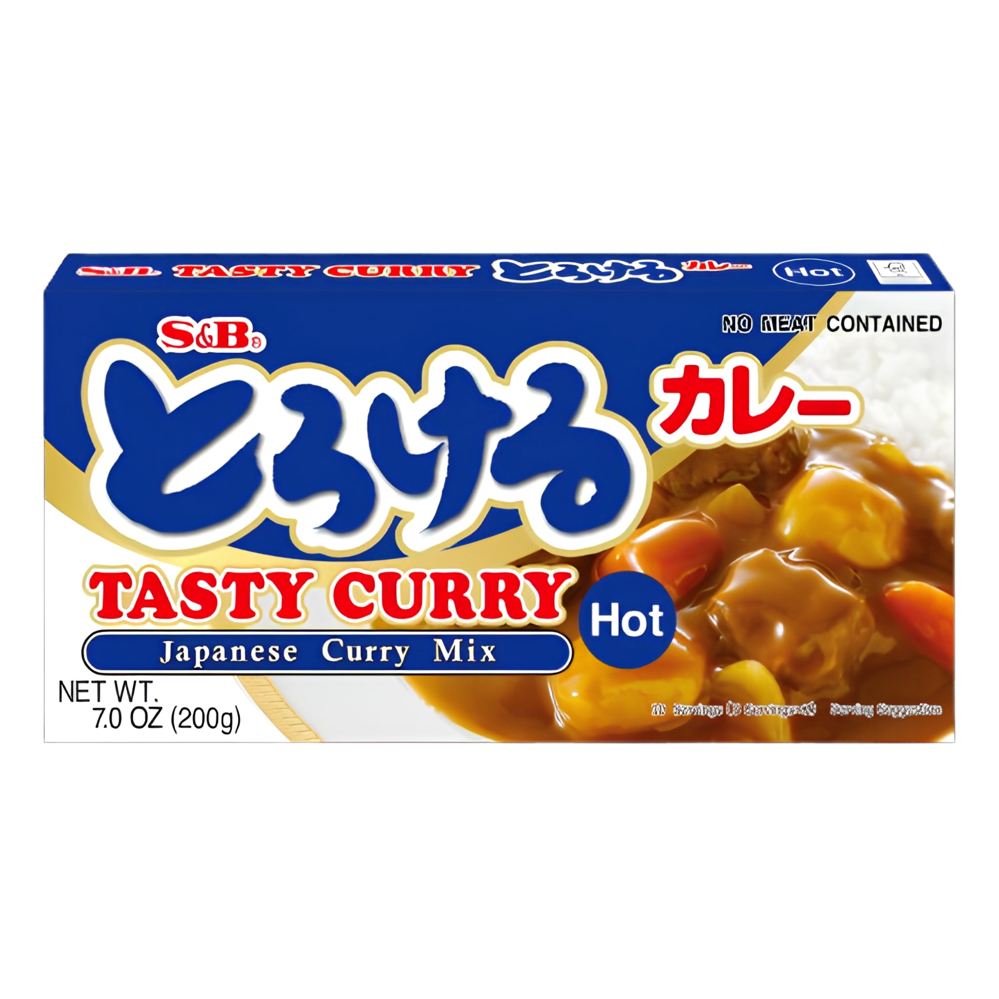 S&B Torokeru Curry Hot Curry Roux 200g