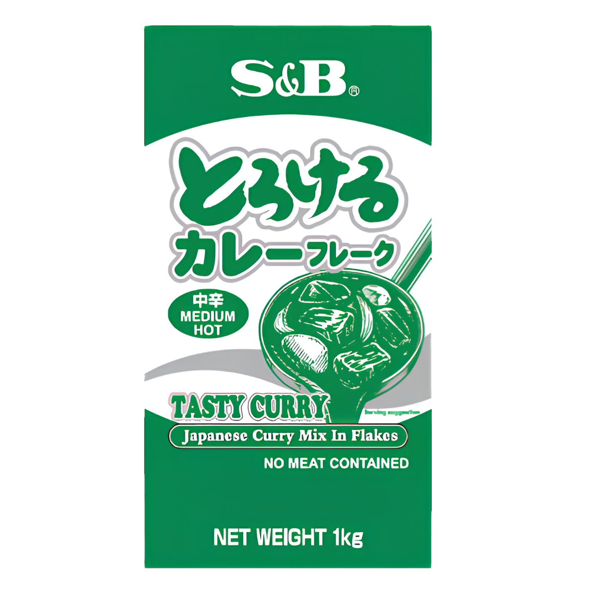 S&B Torokeru Curry Medium Hot Curry Flakes 1kg
