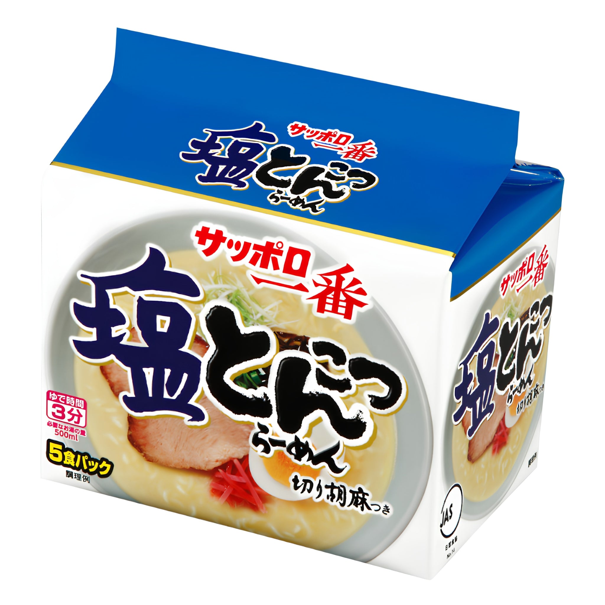 Sapporo Ichiban Shio Tonkotsu Japanese Instant Ramen 5-Pack 485g