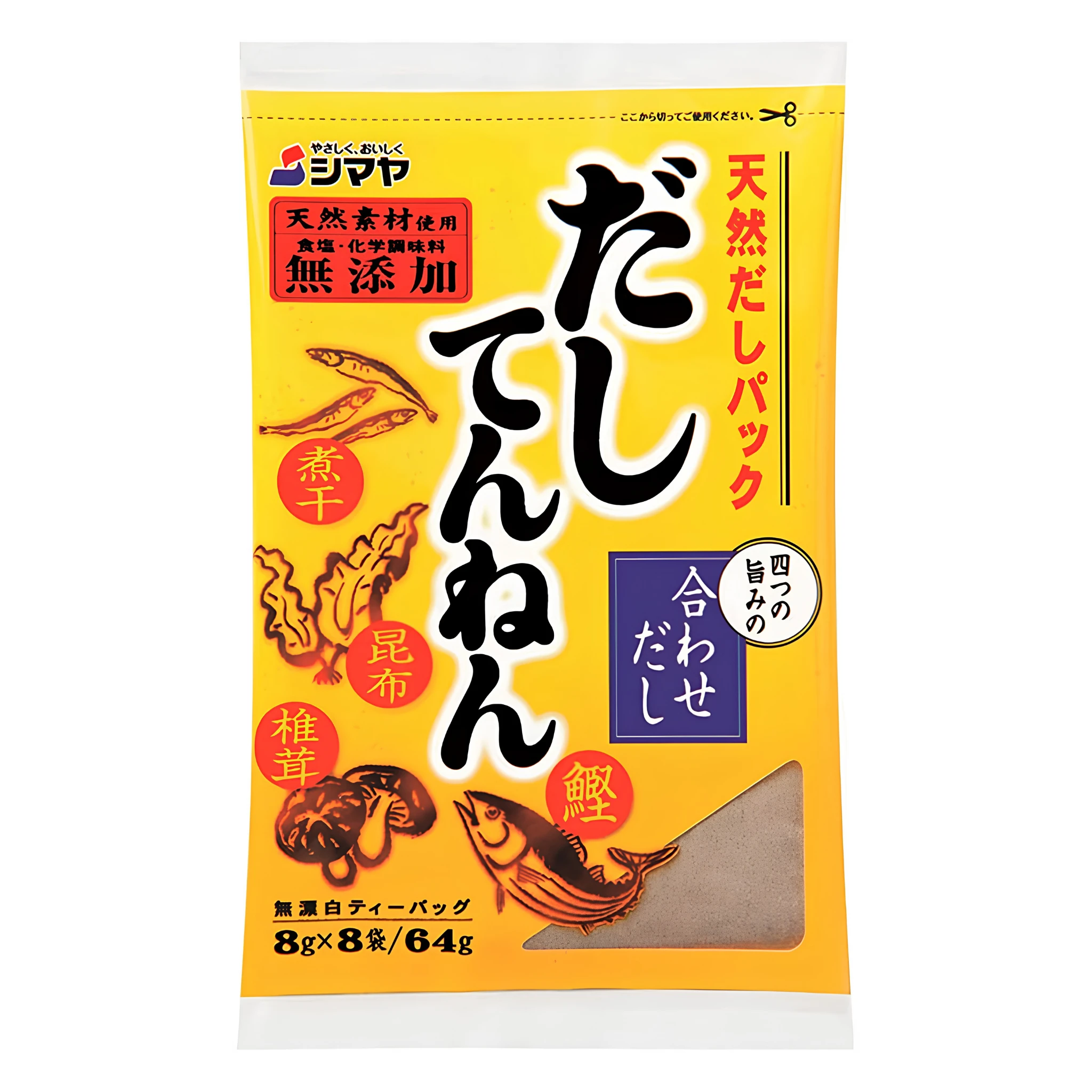 Shimaya Dashitennen Natural Dashi Pack 64g