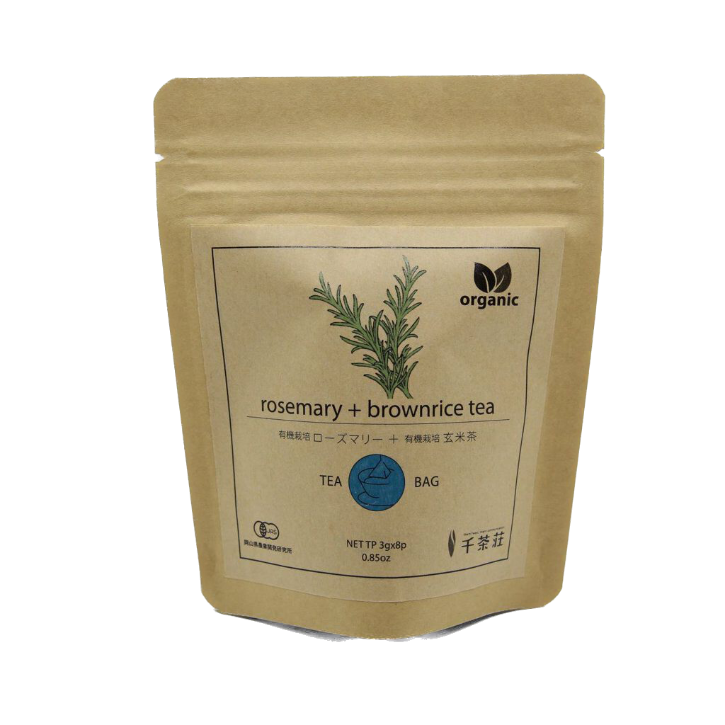 “Sencha Sou” Organic Rosemary Genmai Cha TB (8x3g)