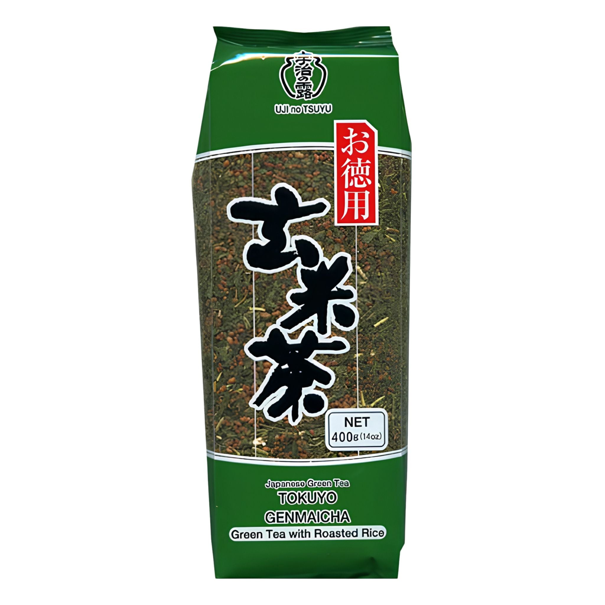 Ujinotsuyu Tokuyo Genmaicha Roasted Rice Green Tea Leaves 400g