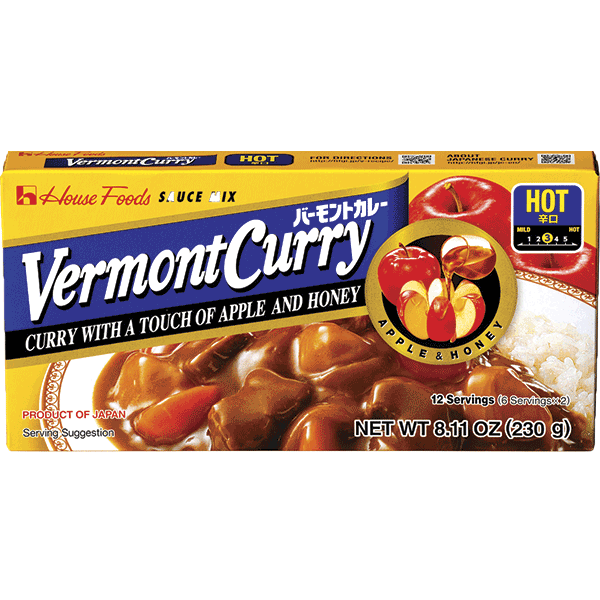 House Vermont Curry Hot 230g