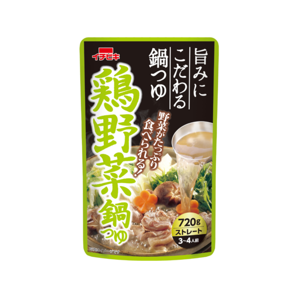 Ichibiki Chicken & Vegetable Nabe Soup Base (Straight Type) 720g