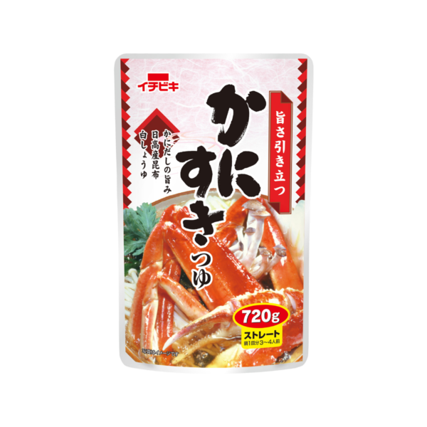 Ichibiki Kani Suki Nabe Soup Base (Crab Hot Pot, Straight Type) 720g