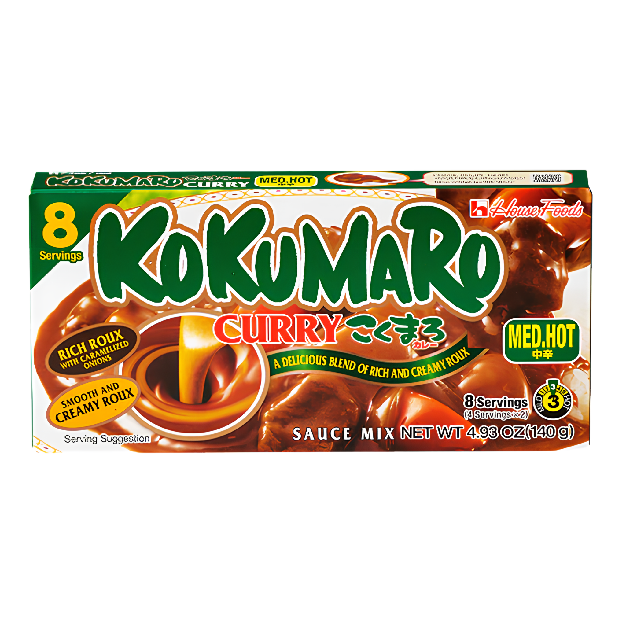 House Kokumaro Curry Medium Hot 140g