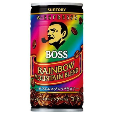 Suntory Boss Rainbow Mountain - Can Coffee 185g x 30 [6kg]