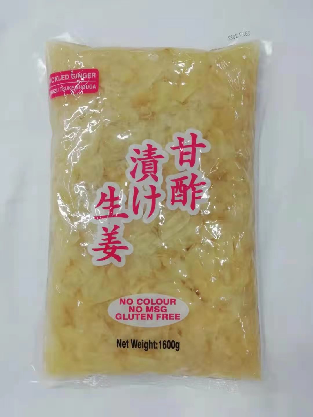 Jun Amazu Shoga (White Sweet Pickled Ginger) 1.6kg
