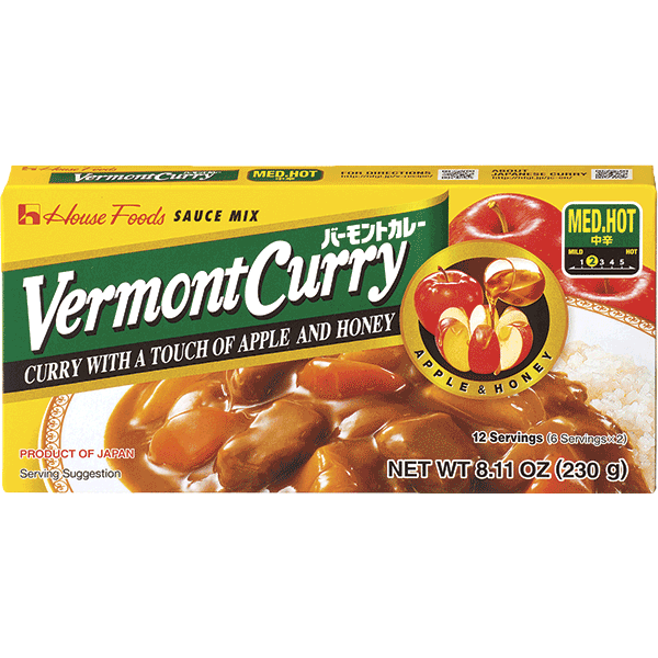 House Vermont Curry Medium Hot 230g