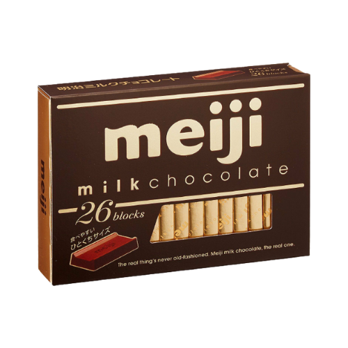 [BBD: 31.May.2024] Meiji Milk Chocolate Box 26 pieces 120g