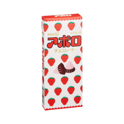 Meiji Apollo Strawberry Chocolate 46g Jun Direct