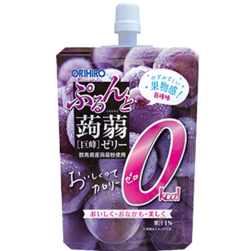 Orihiro Konnyaku Jelly Pack Zero Kcal Grape 130g