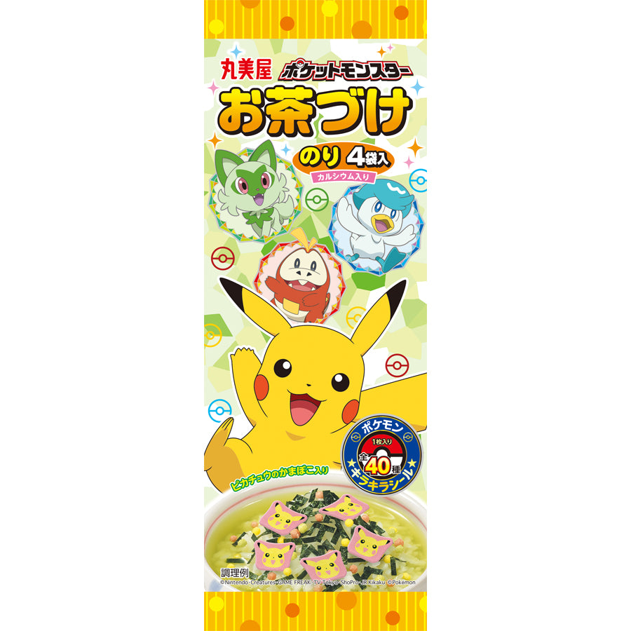 Marumiya Pokemon Nori Ochazuke 4 Pack (14.4g)