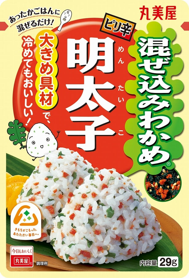 Marumiya Mazekomi Wakame Mentai Rice Mix 29g