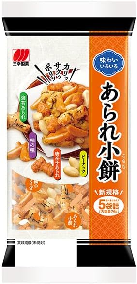 [BBD:21.Apr.2024] "Sanko" Assorted Rice Crackers (Arare Komochi) 76g