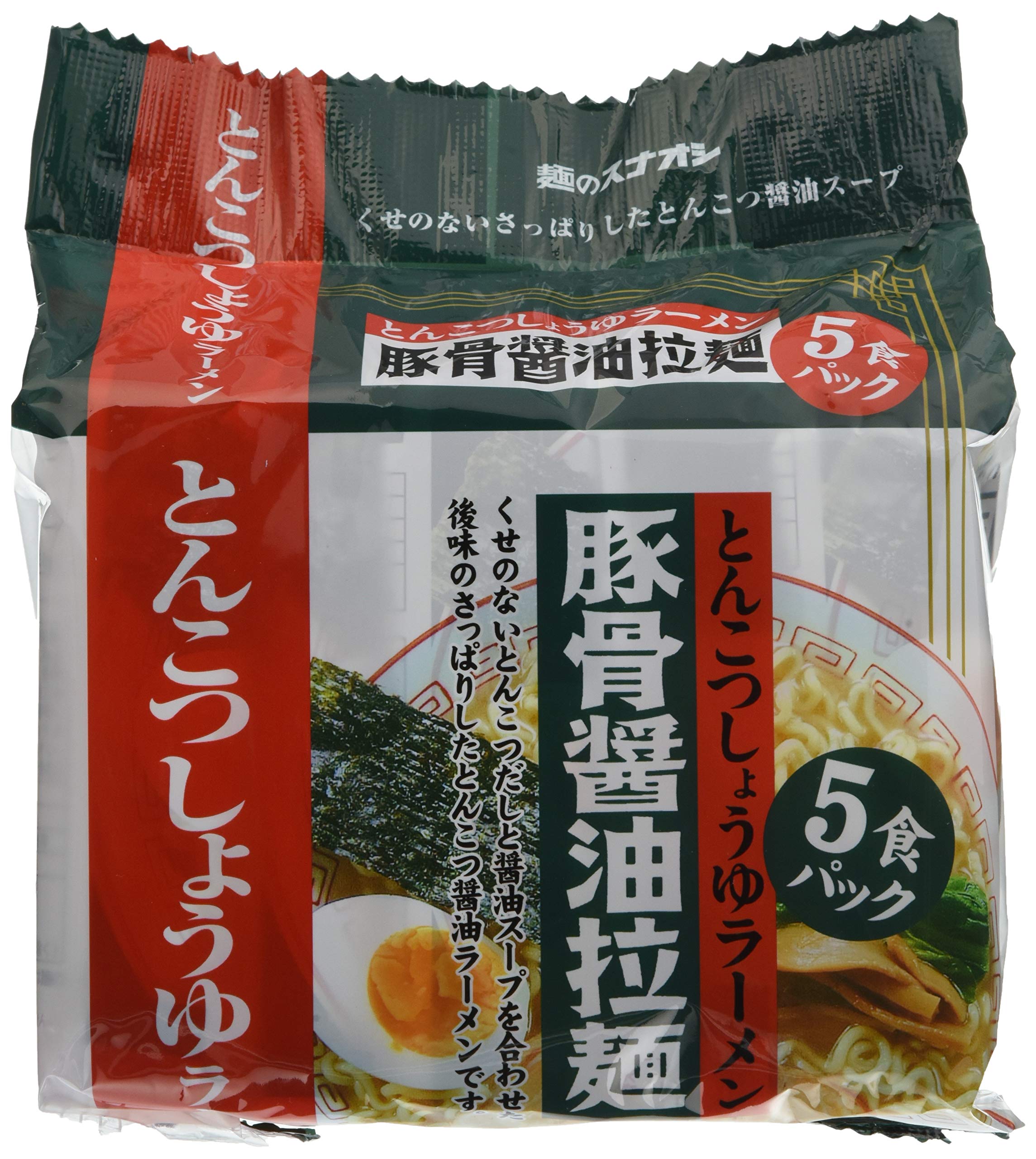 Sunaoshi Tonkotsu Shoyu Ramen 5 Pack 410g