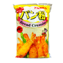 Packaging of Jun Breaded Crumbs showing the product name and an image of breaded and fried food, primarily shrimp.