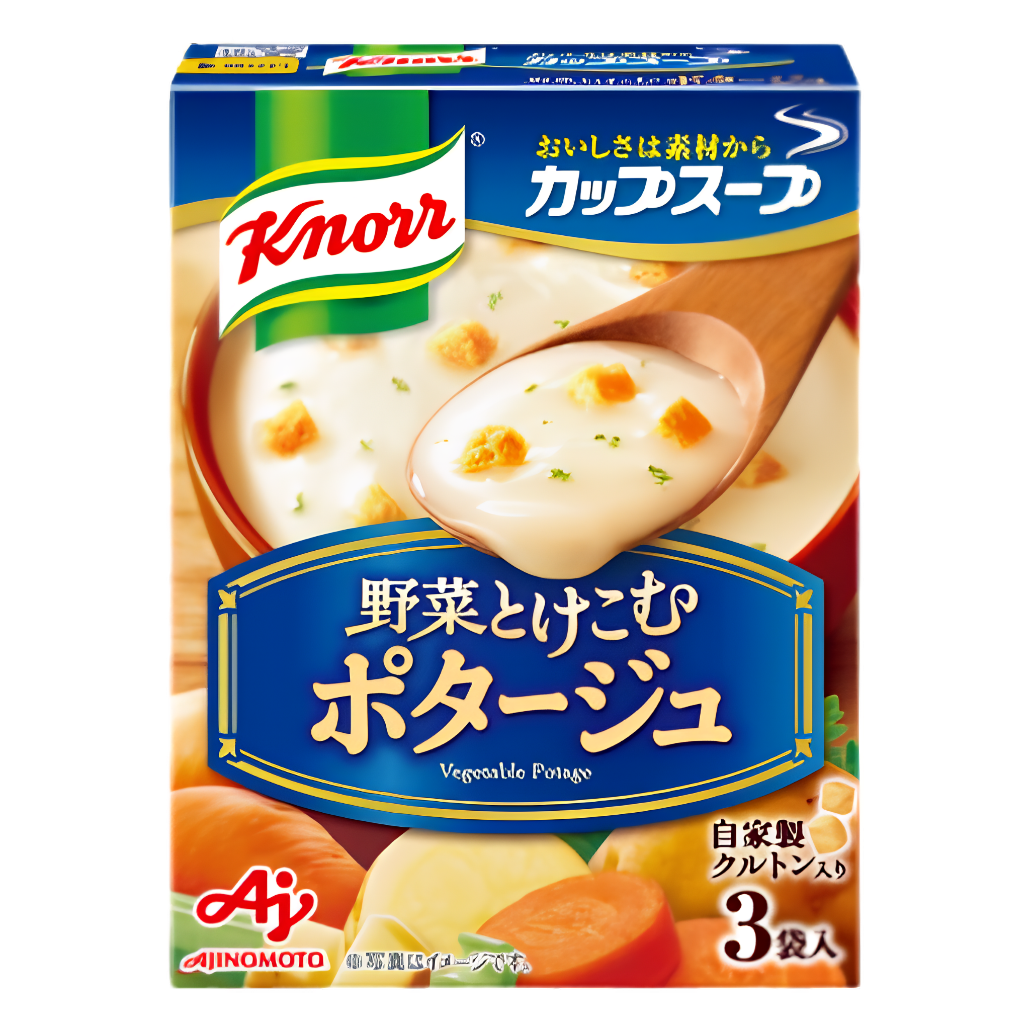 Ajinomoto Knorr Cup Soup Potage 3 Servings 49.5g