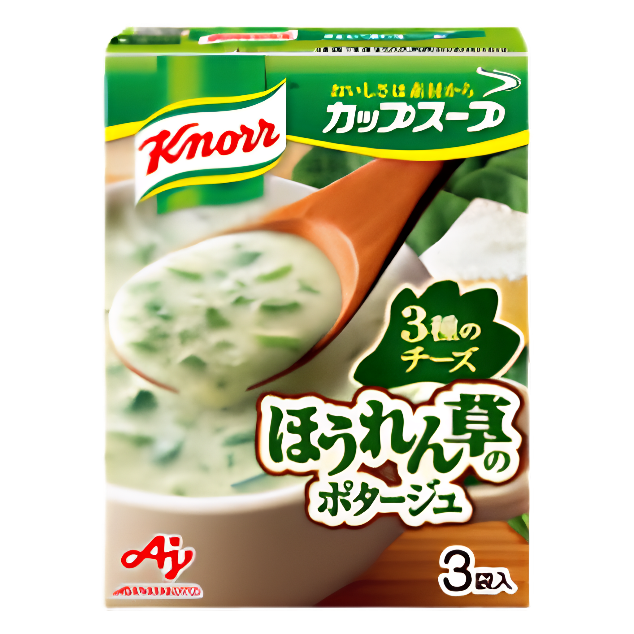 Ajinomoto Knorr Cup Soup Spinach & Cheese Potage 40.2g