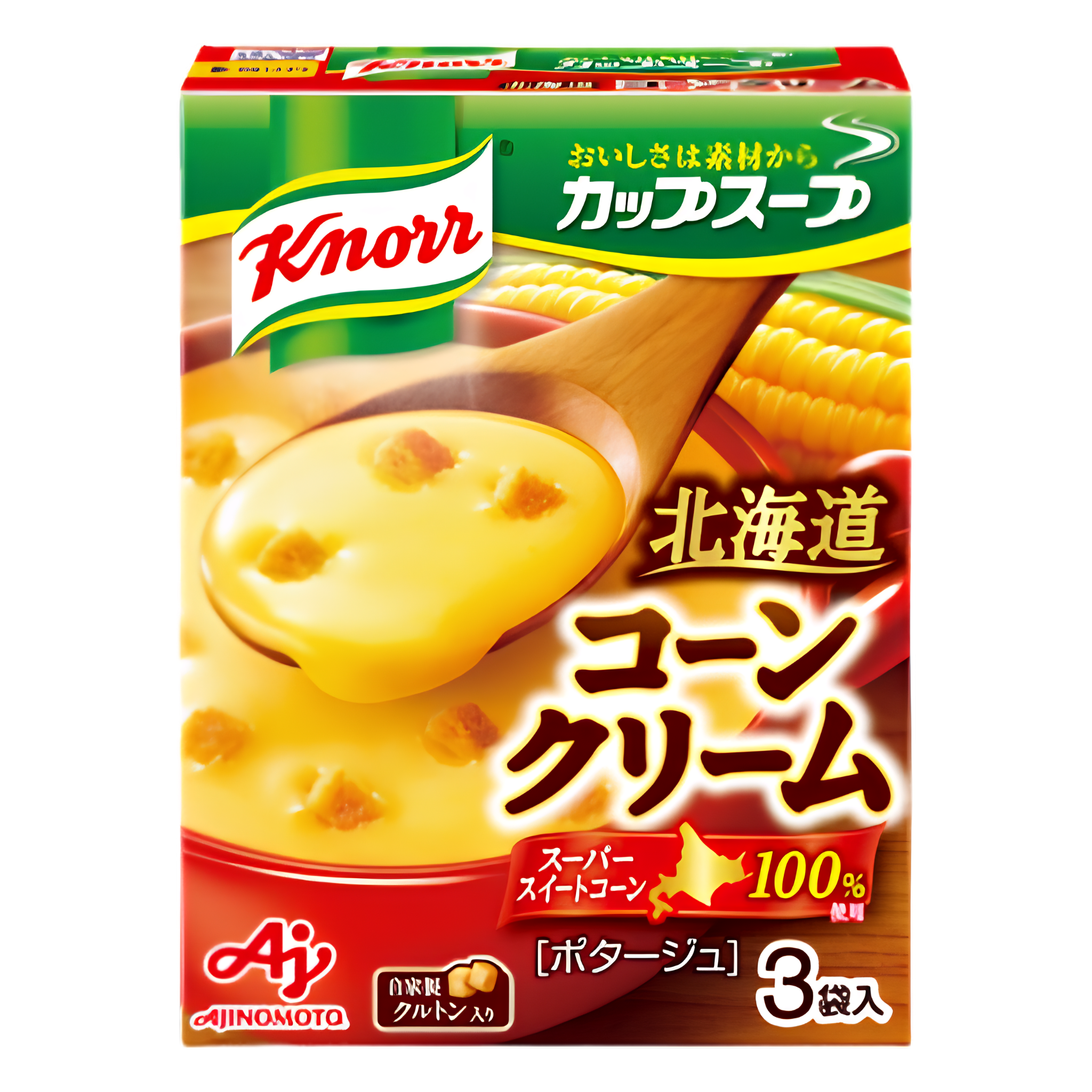 Ajinomoto Knorr Cup Soup Corn Cream 3 Servings 55.8g