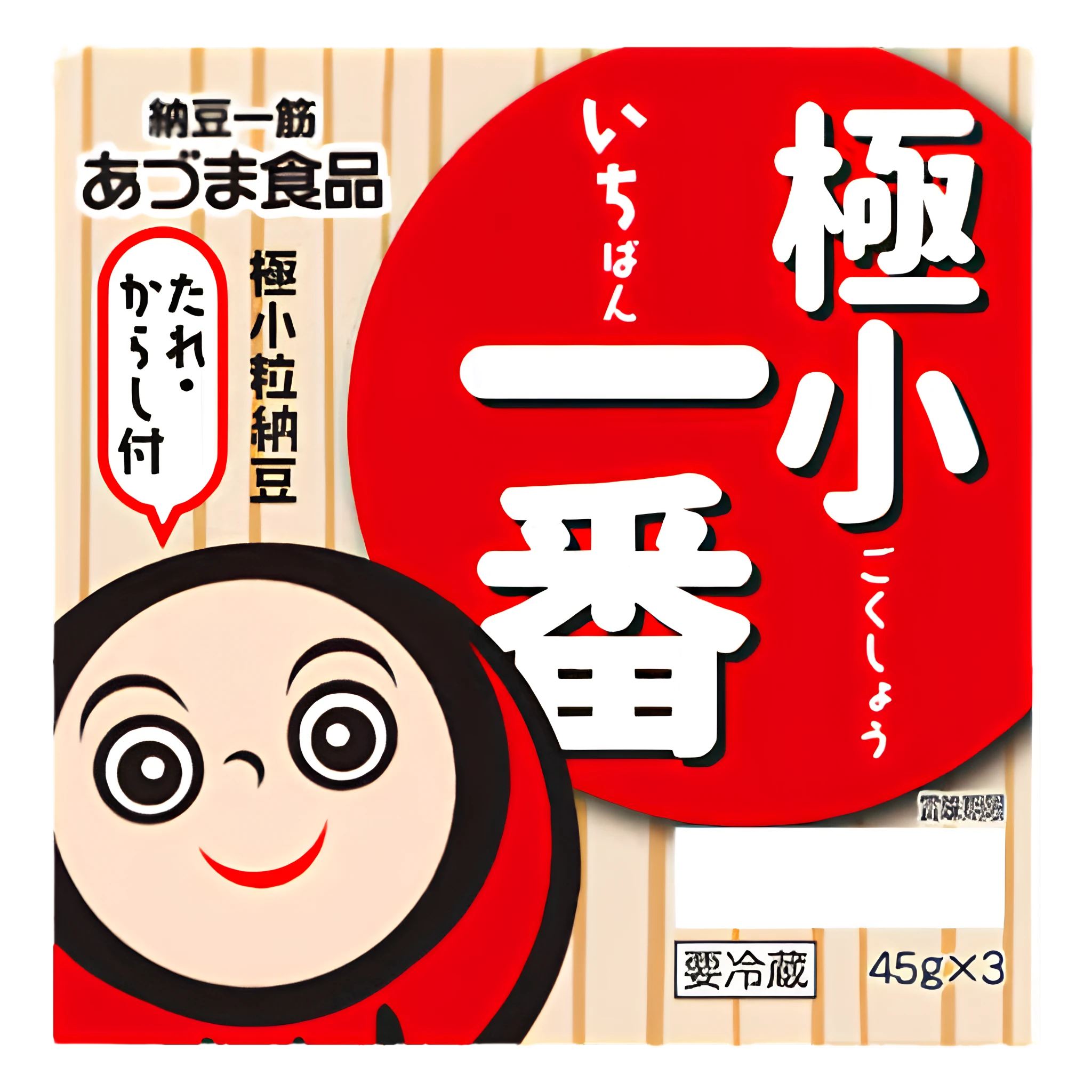 Azuma Gokusho Ichiban Extra-Small Bean Natto 3-Pack 135g