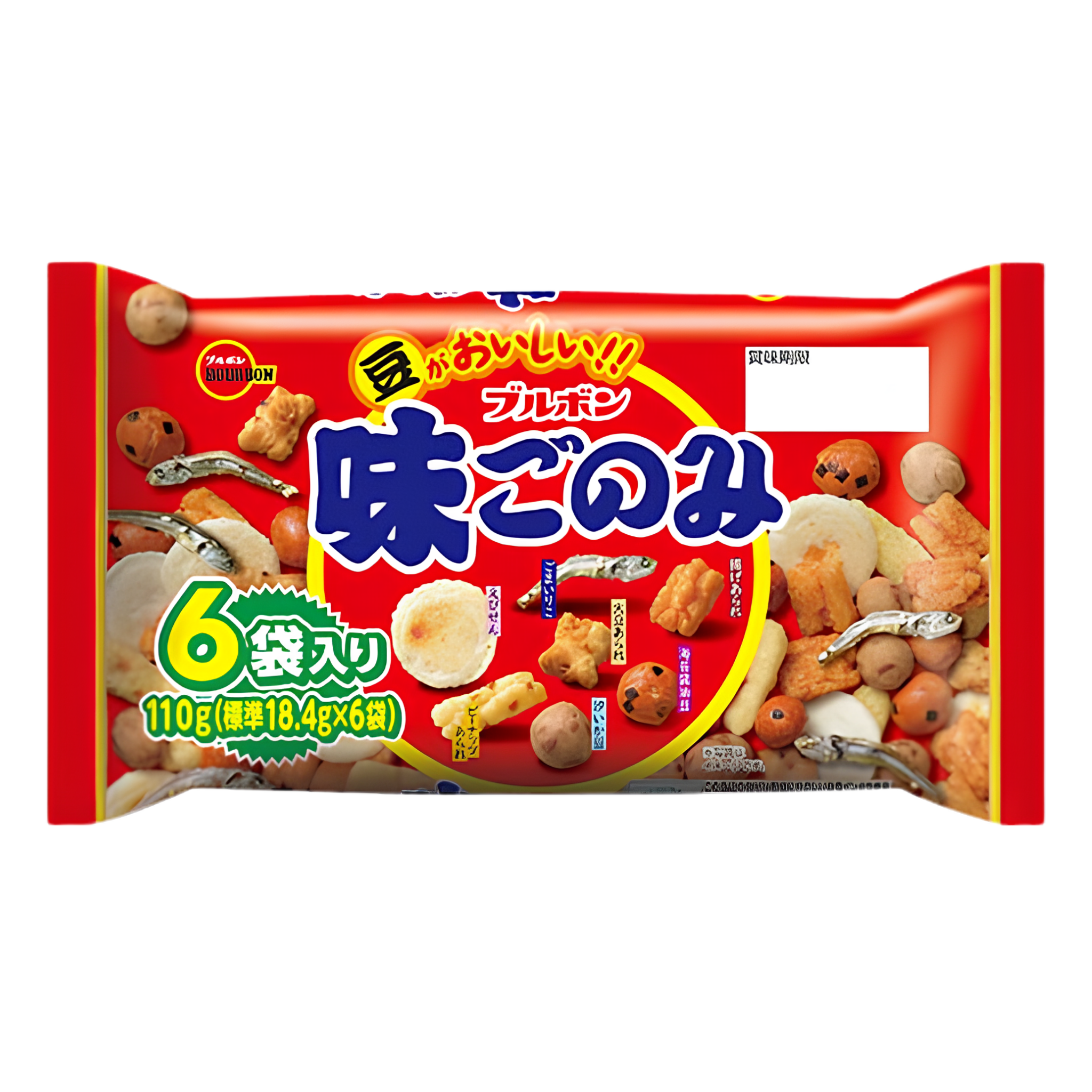 Bourbon Ajigonomi Family Rice Crackers 110g