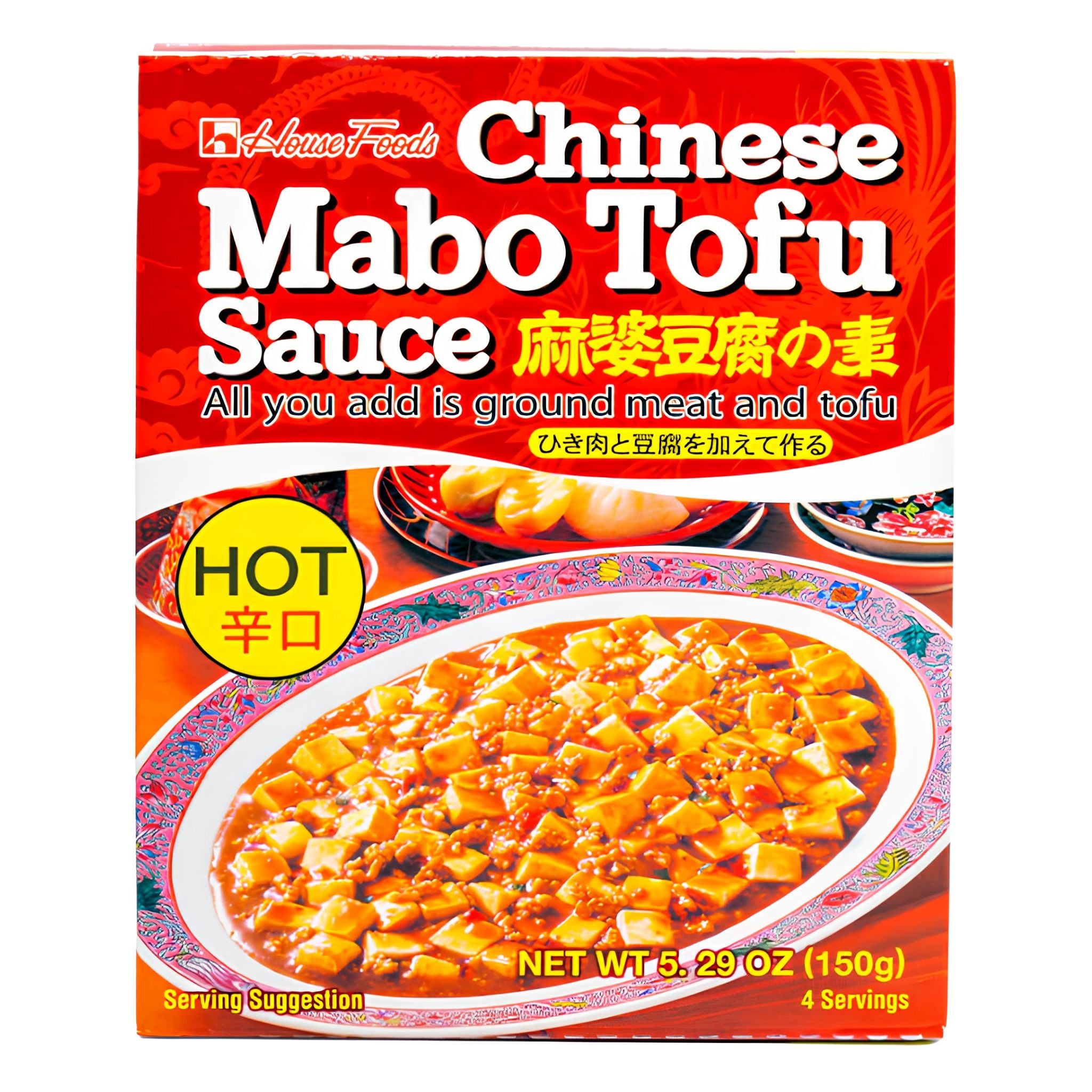 House Chinese Mabo Tofu Sauce Hot 150g