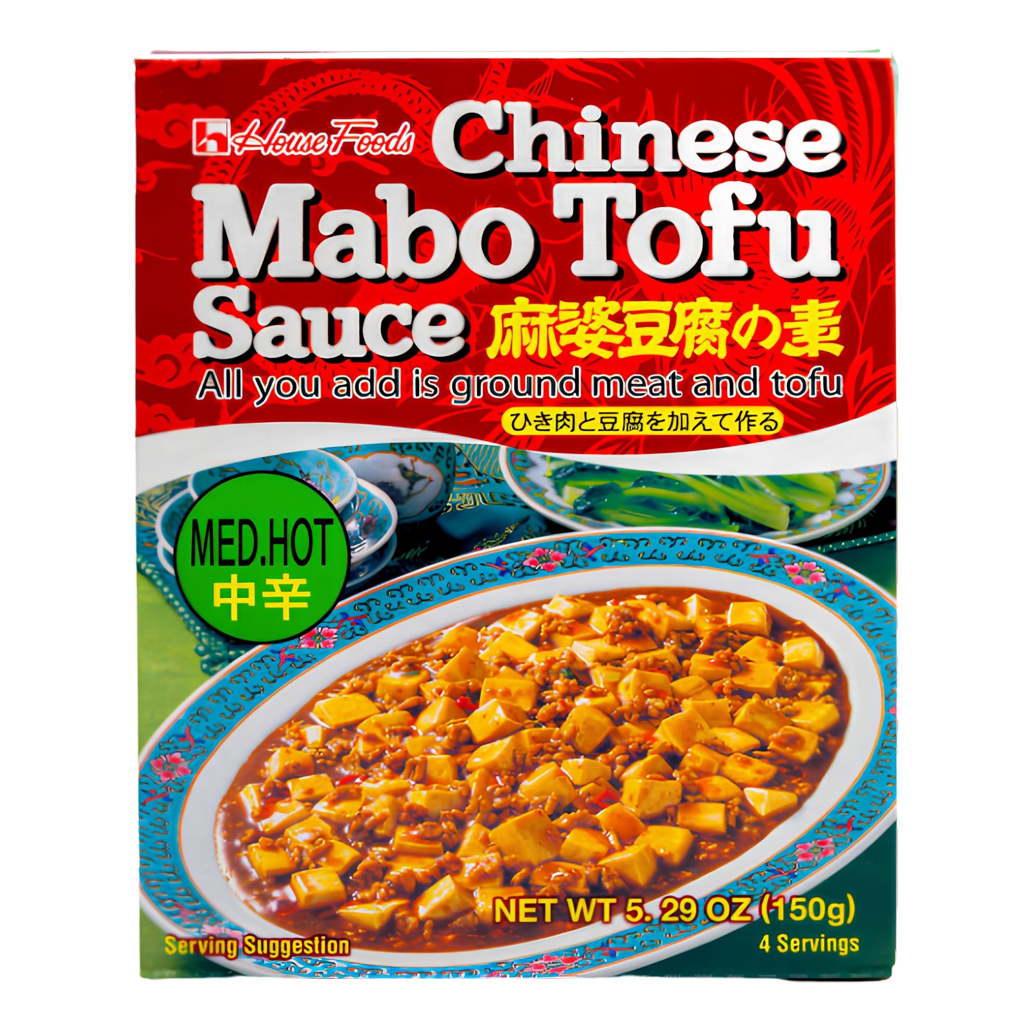 House Chinese Mabo Tofu Sauce Medium Hot 150g