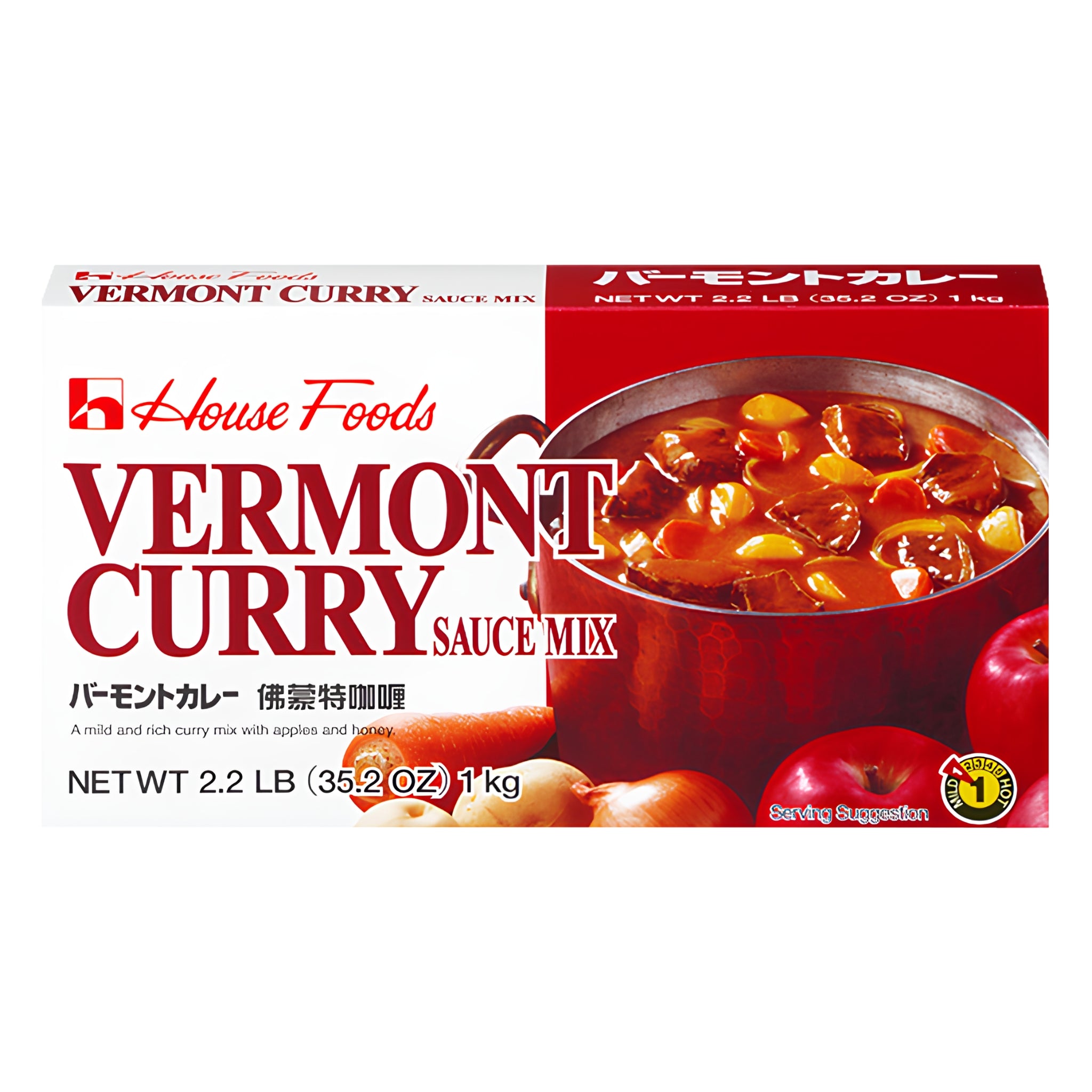 House Vermont Curry Mild 1kg