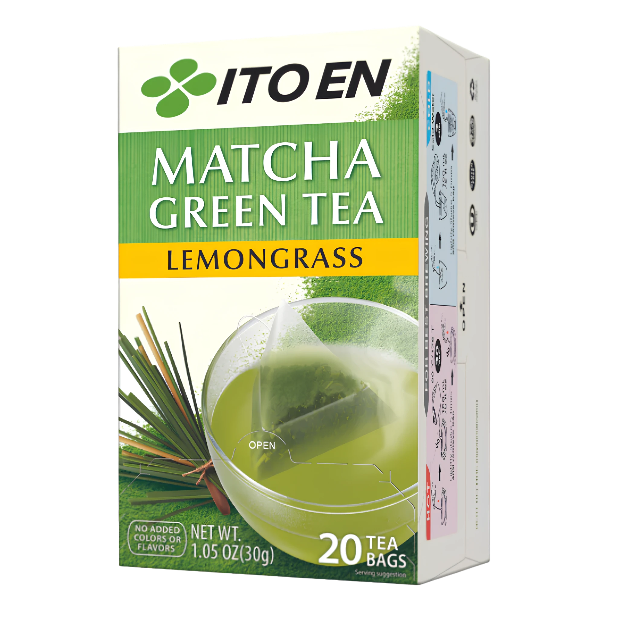Ito En Matcha Green Tea Lemon Grass Bags 30g