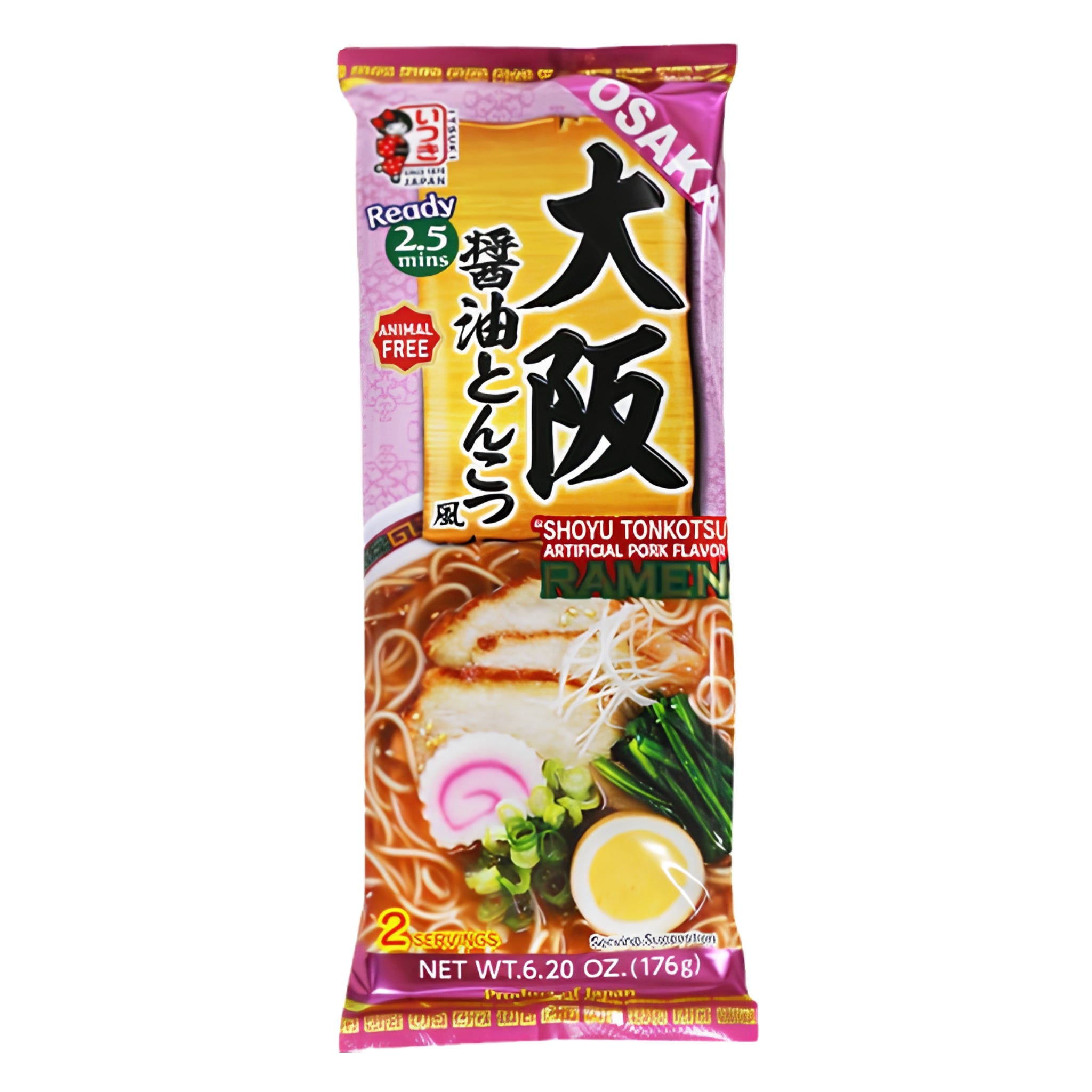 Itsuki Osaka Soy Sauce Tonkotsu Ramen 176g
