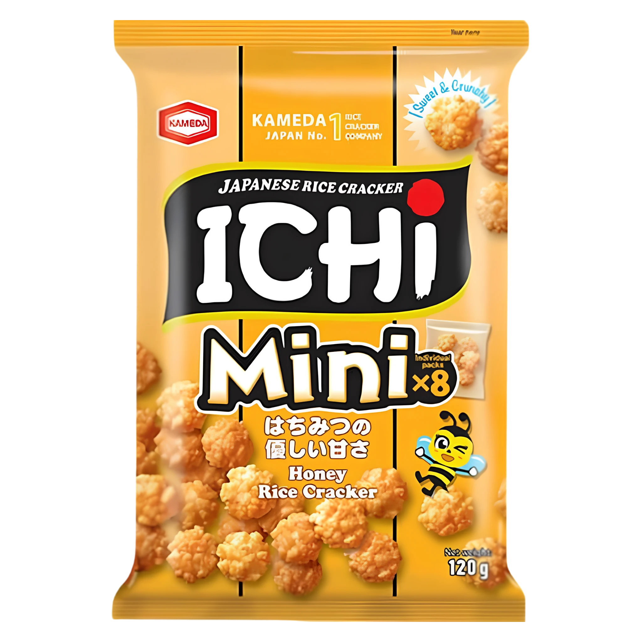 Kameda ICHI Mini Honey Rice Crackers 120g